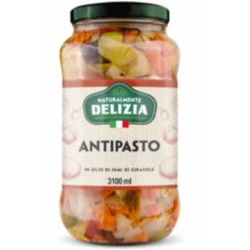 ANTIPASTO FANTASIA IN OLIO VASO KG.3,1